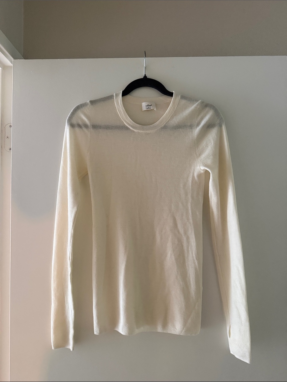 Wilfred Cream Crewneck Sweater